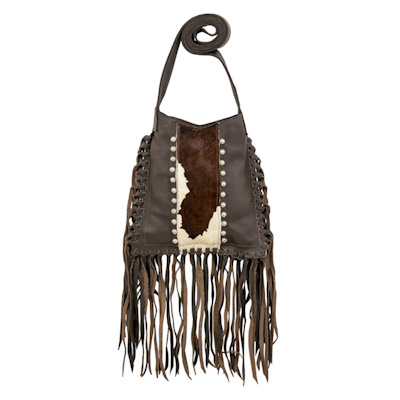 (image for) Fringed Cowgirl Messenger Crossbody