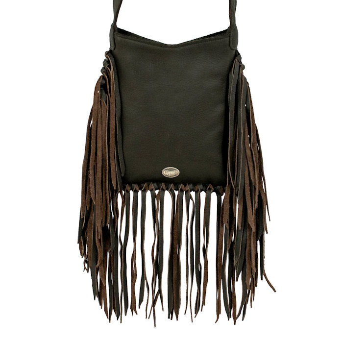 (image for) Fringed Cowgirl Messenger Crossbody