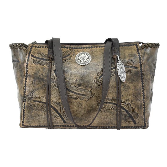 (image for) Sacred Bird Zip-Top Tote w/ Conceal Carry Pocket