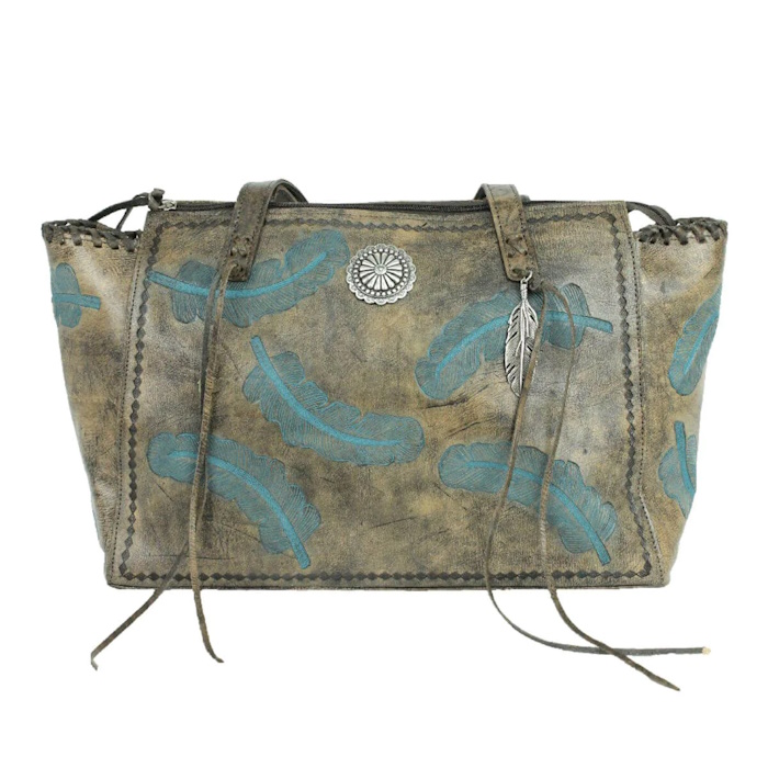 (image for) Sacred Bird Zip-Top Tote w/ Conceal Carry Pocket