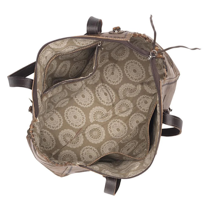 (image for) Sacred Bird Zip-Top Tote w/ Conceal Carry Pocket