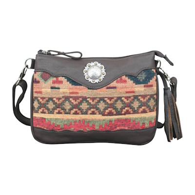 (image for) Santa Fe Woven Tapestry Multi-Compartment Crossbody