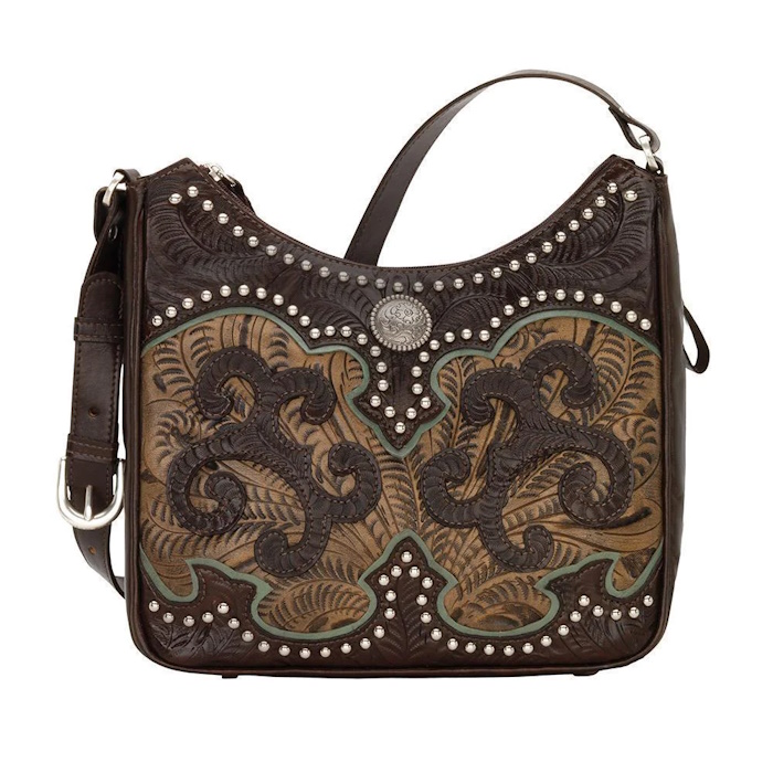 (image for) Annie's Secret Zip-Top Shoulder Bag w/ Conceal Carry Pocket