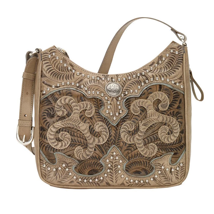 (image for) Annie's Secret Zip-Top Shoulder Bag w/ Conceal Carry Pocket