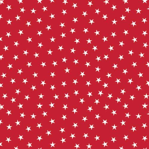 (image for) Twinkle Twinkle Star Red White Bandanna 22 X 22