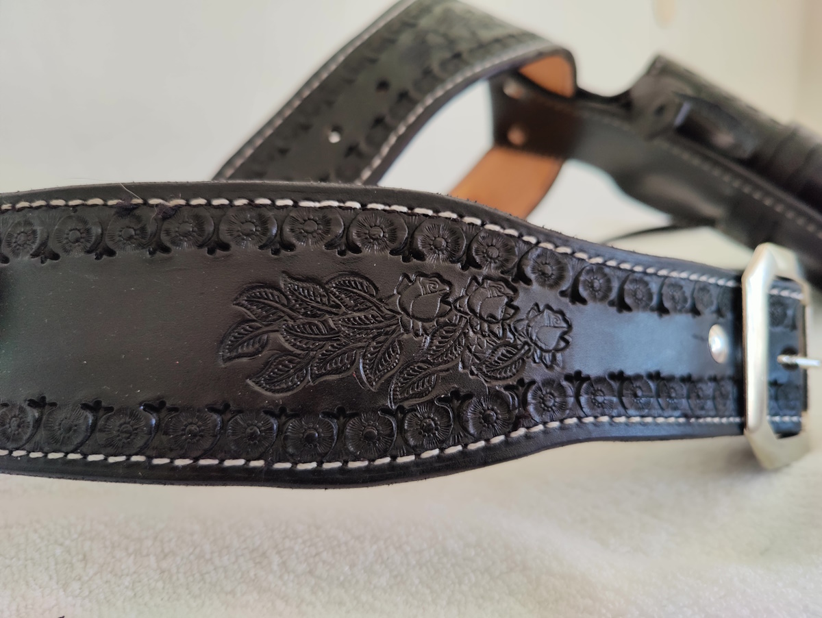 (image for) Black Rose Western Hollywood Quick Draw Gun Belt & Holster