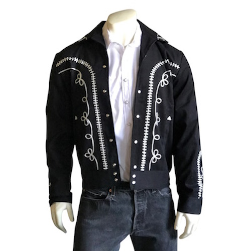 (image for) Bolero Jacket with White Rope Embroidery