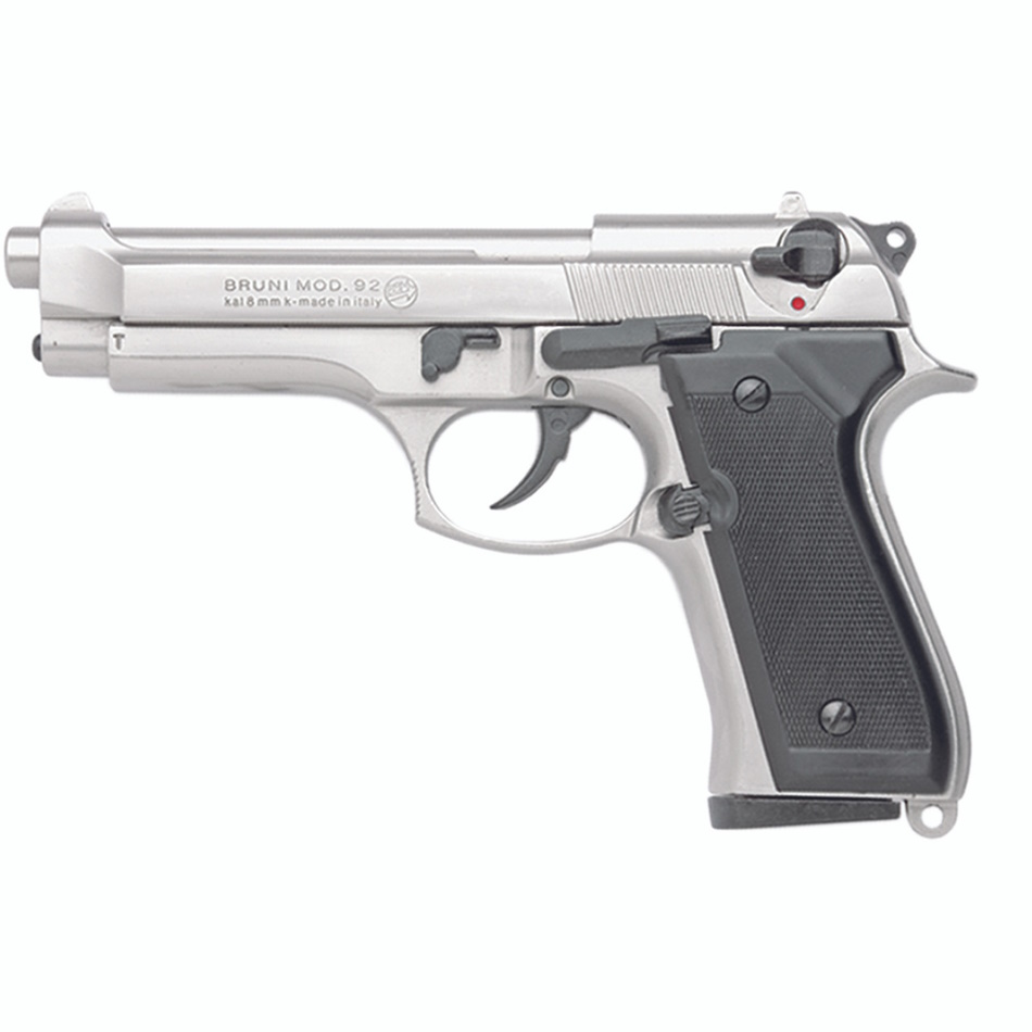 (image for) Bruni 92 8mm Blank Firing Semi Automatic Pistol Handgun