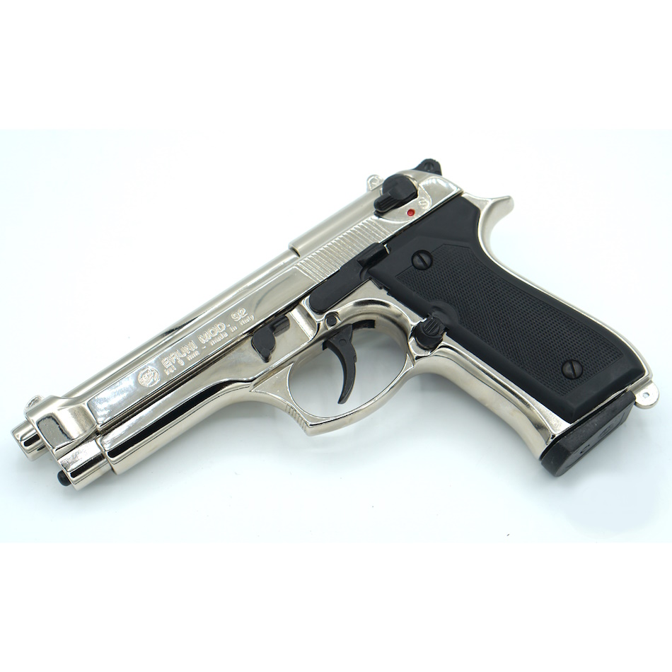 (image for) Bruni 92 8mm Blank Firing Semi Automatic Pistol Handgun