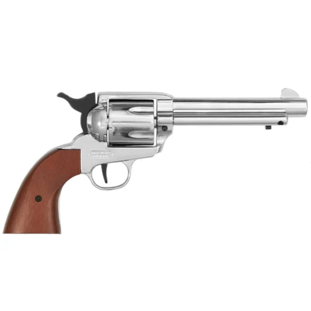 (image for) M1873 Polished Nickel 5 1/2 Peacemaker Blank Revolver