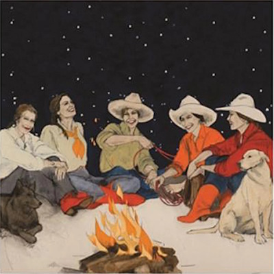 (image for) Limited Edition Campfire Girls Silk Scarf by Donna Howell-Sickles