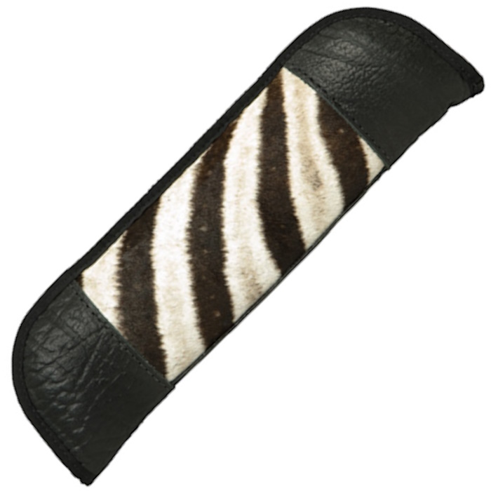 (image for) Zebra & Cape Buffalo Hide Knife Case