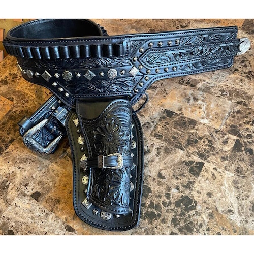 (image for) Lone Ranger Drop Loop Gun Belt with Side Holster