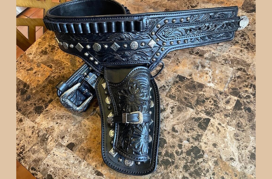 (image for) Lone Ranger Drop Loop Gun Belt with Side Holster