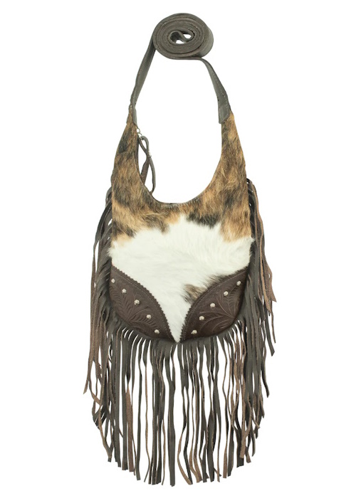 (image for) Fringed Cowgirl Hobo Crossbody