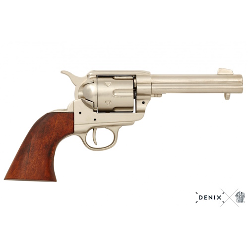 (image for) 1873 Peacemaker 4 3/4 SAA Polished Nickel Revolver