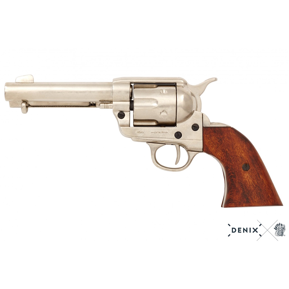 (image for) 1873 Peacemaker 4 3/4 SAA Polished Nickel Revolver