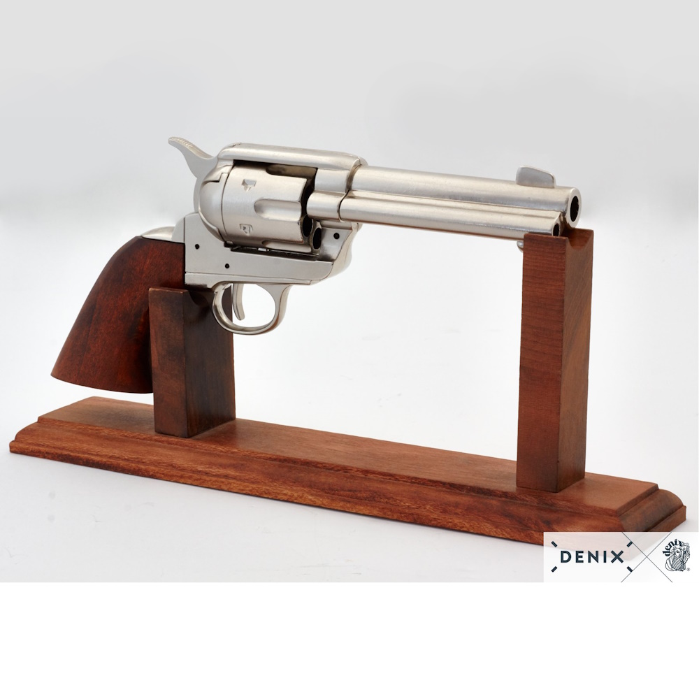 (image for) 1873 Peacemaker 4 3/4 SAA Polished Nickel Revolver