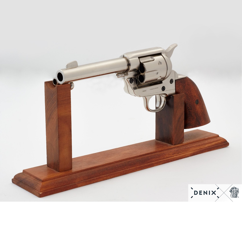 (image for) 1873 Peacemaker 4 3/4 SAA Polished Nickel Revolver