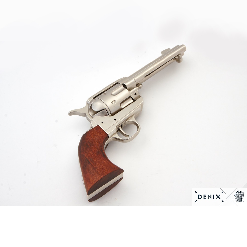 (image for) 1873 Peacemaker 4 3/4 SAA Polished Nickel Revolver