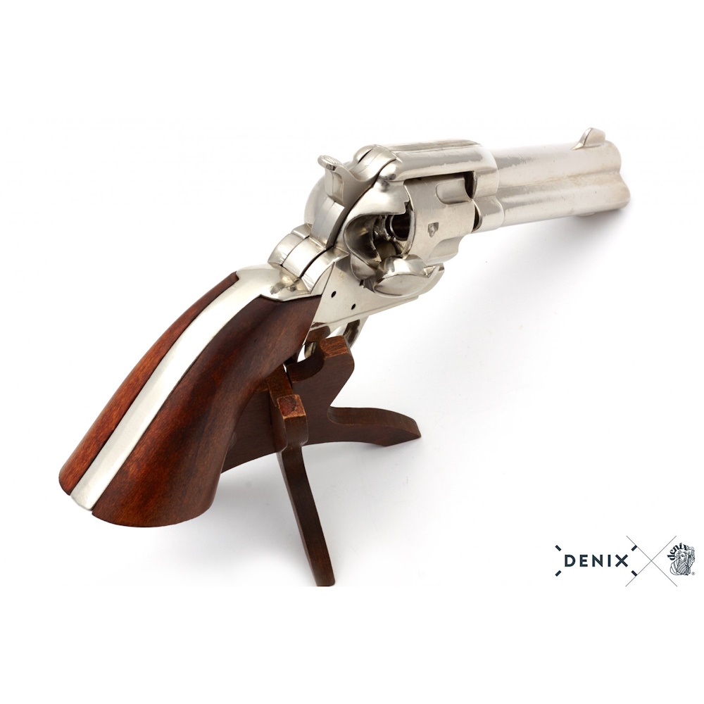 (image for) 1873 Peacemaker 4 3/4 SAA Polished Nickel Revolver