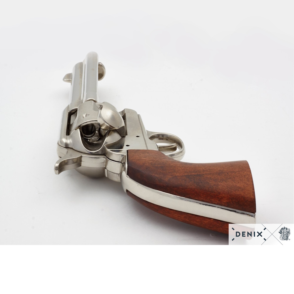 (image for) 1873 Peacemaker 4 3/4 SAA Polished Nickel Revolver