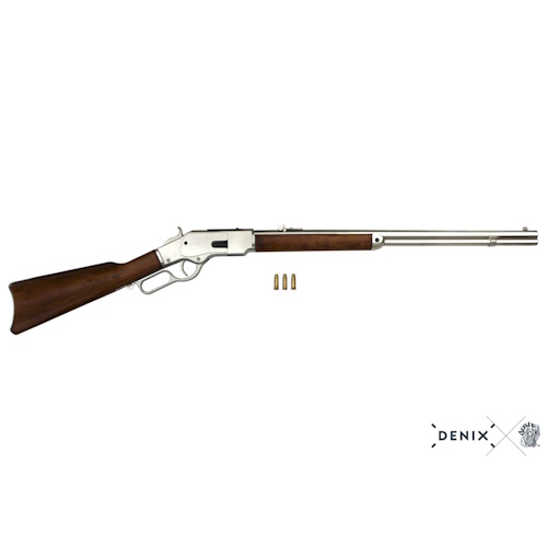 (image for) 1873 Lever Action Rifle Polished Nickel