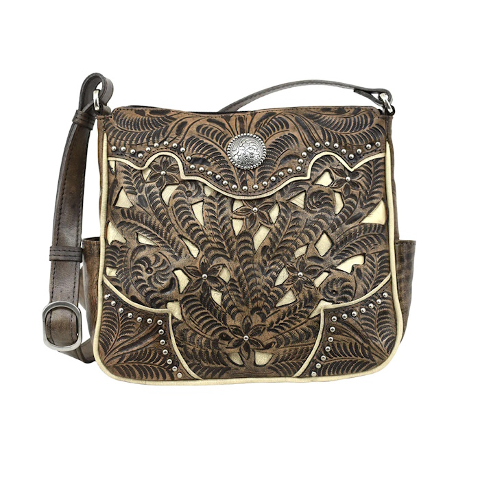 (image for) Inlay Eagle Zip-Top All Access Crossbody