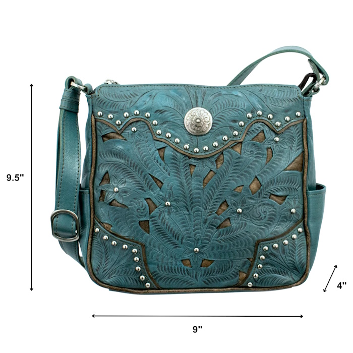 (image for) Inlay Eagle Zip-Top All Access Crossbody