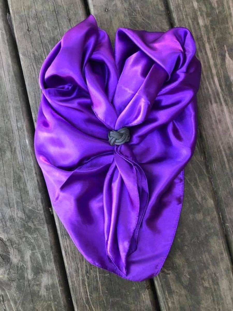 (image for) Vibrant Purple Wild Rag Scarf