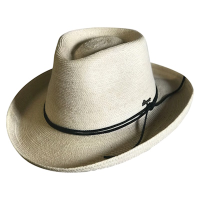 (image for) Fine Palm Leaf Straw Fedora Style Hat