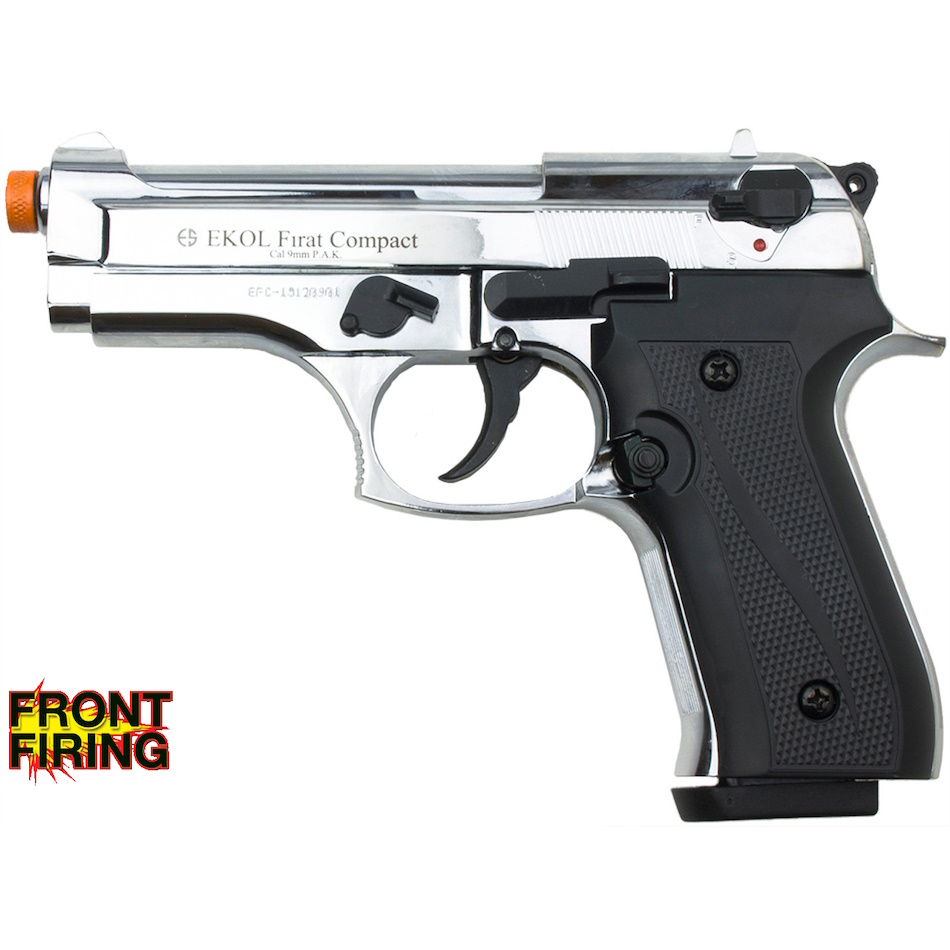 (image for) Firat Compact 92 Front Firing Blank 9MM Semi Automatic Gun