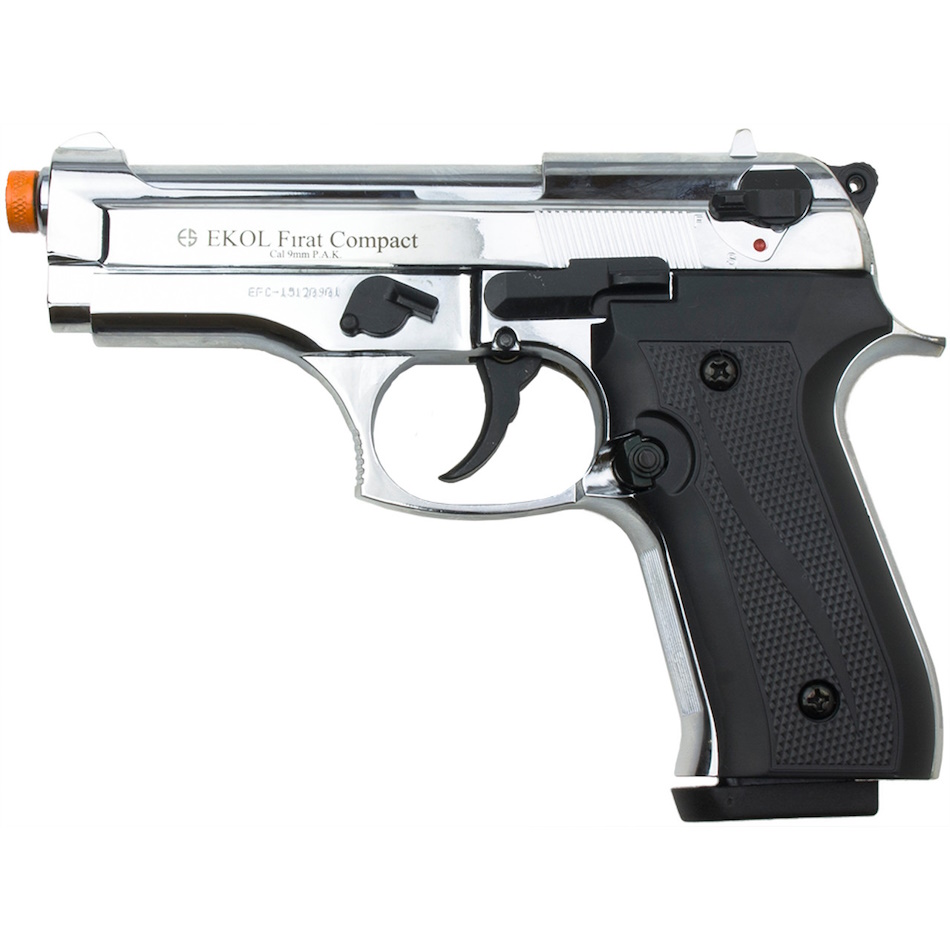 (image for) Firat Compact 92 Front Firing Blank 9MM Semi Automatic Gun