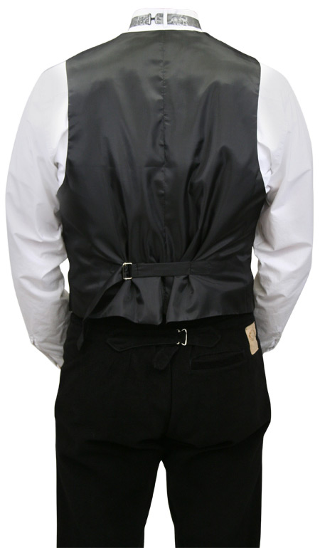 (image for) Reno Western Jacquard Design Vest with Notched Lapels