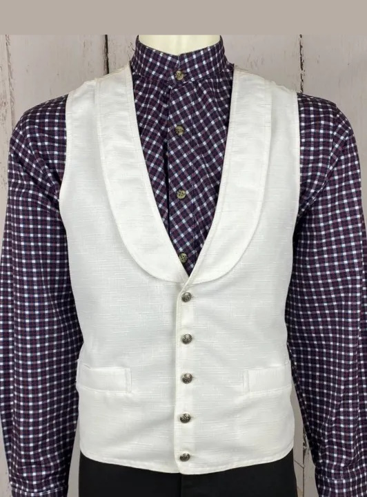 (image for) Dillon Old West Brocade Vest Shawl Lapels & Welt Pockets