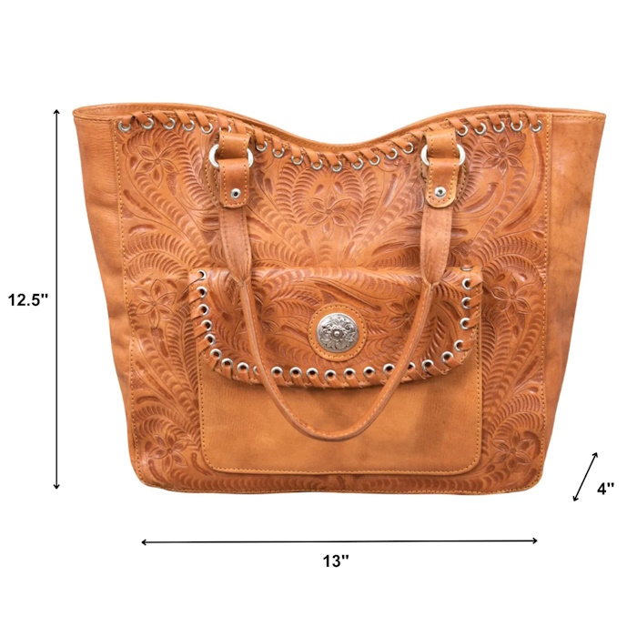 (image for) Harvest Moon Large Zip-Top Tote w/ Conceal Carry Pocket