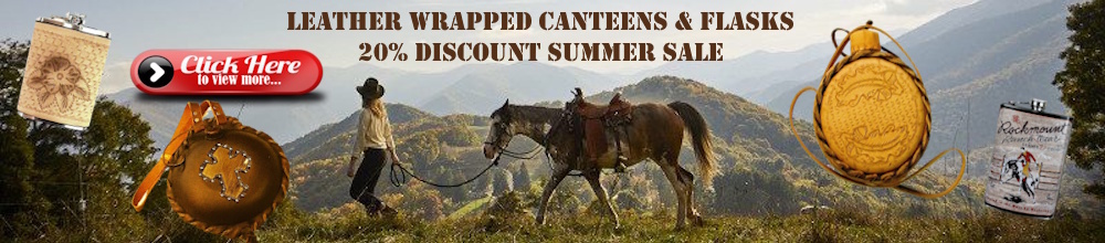 Leather Wrapped Canteens & Flasks Flash Sale (image for) Leather Wrapped Canteens & Flasks Flash Sale