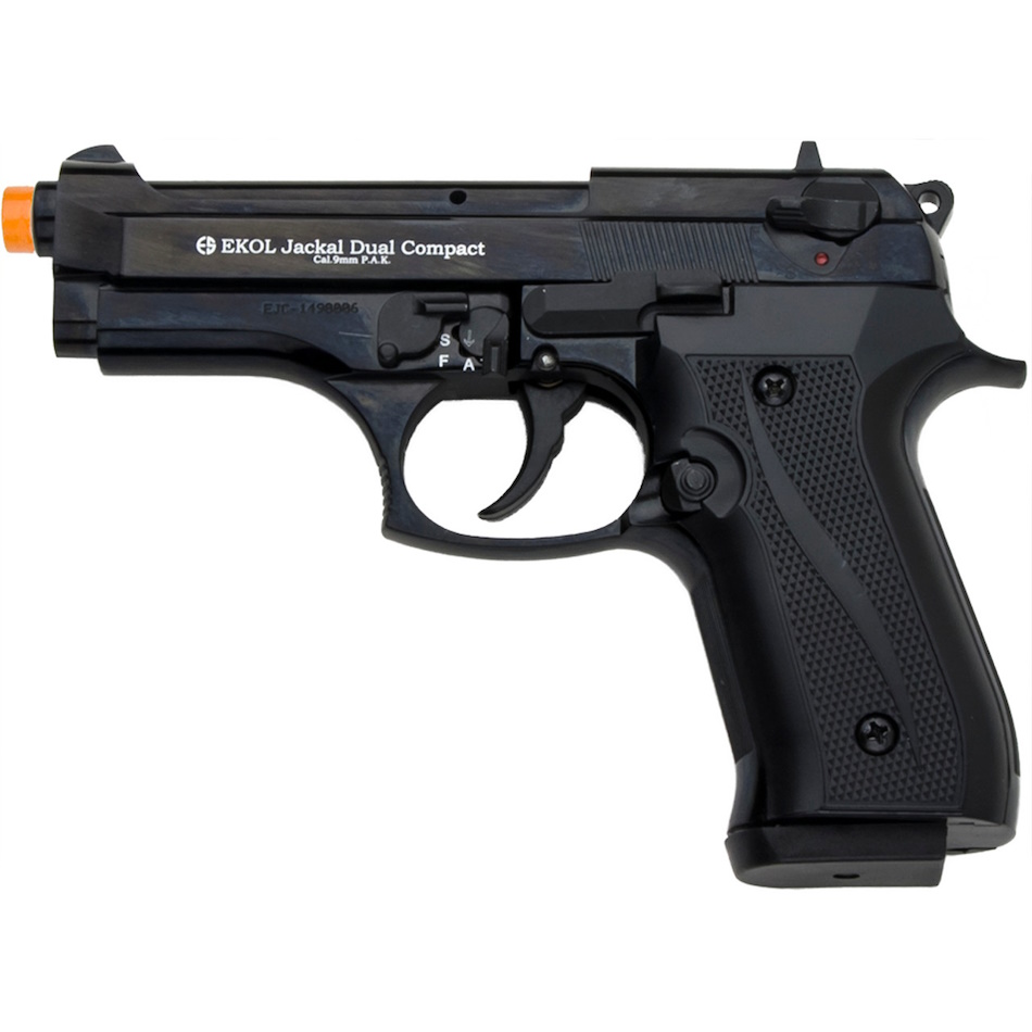 (image for) Jackal Dual Compact Full & Semi Auto Blank Firing Pistol