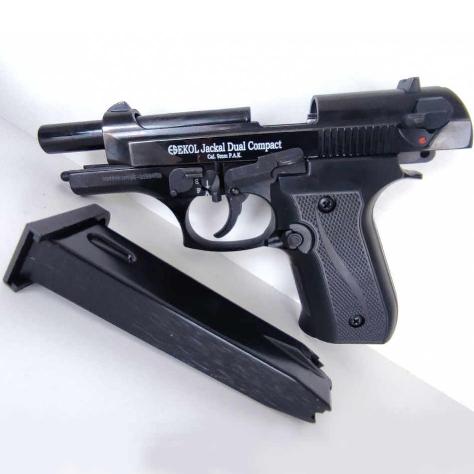 (image for) Jackal Dual Compact Full & Semi Auto Blank Firing Pistol