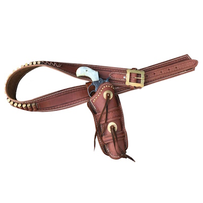 (image for) 1878 J S Collins Design Ranger Gun Belt with Double Loop Holster