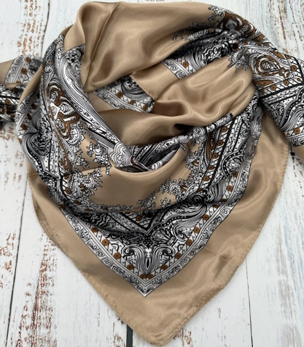 (image for) Khaki Classic Design Wild Rag