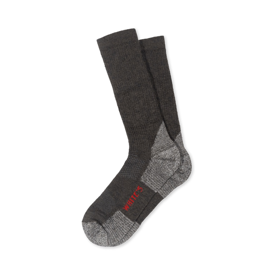 (image for) Merino Wool Blend Lightweight Crew Socks Charcoal