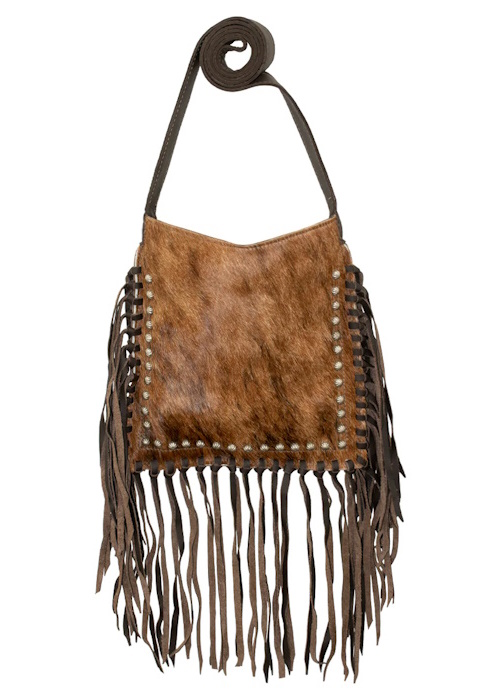 (image for) Fringed Cowgirl Messenger Crossbody