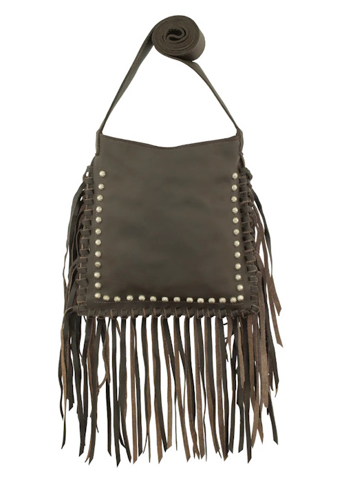 (image for) Fringed Cowgirl Messenger Crossbody