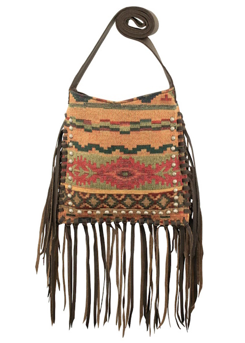 (image for) Fringed Cowgirl Messenger Crossbody