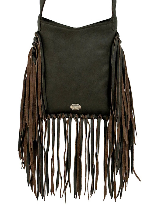 (image for) Fringed Cowgirl Messenger Crossbody