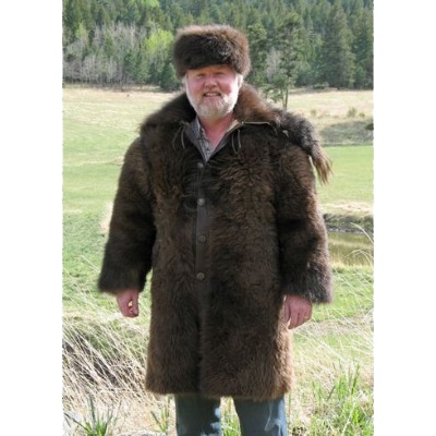 Buffalo Fur Short Coat American Bison