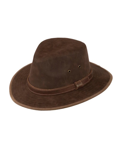 (image for) Raven Brown Leather Hat