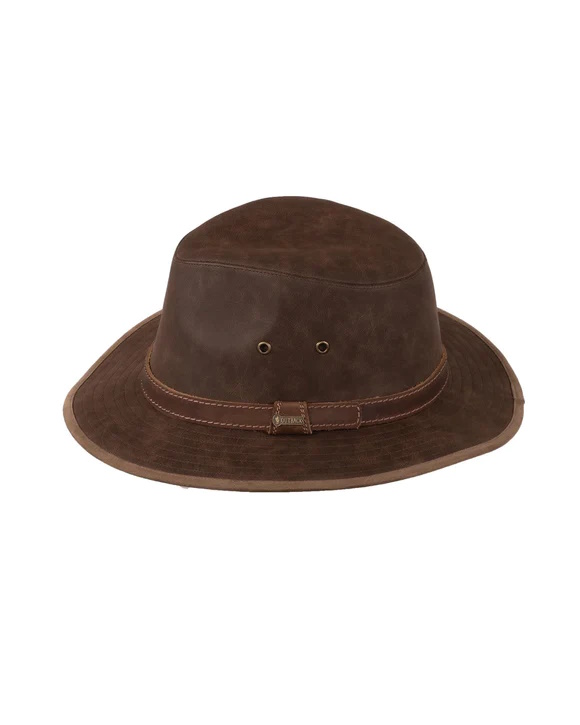 (image for) Raven Brown Leather Hat