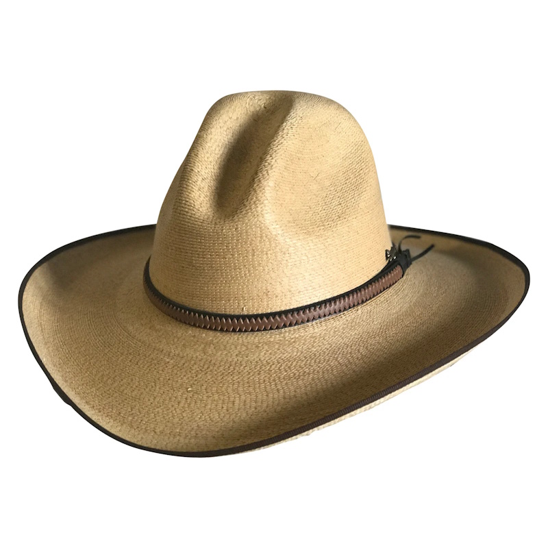 (image for) Fine Palm Straw Golden Gus Western Cowboy Hat